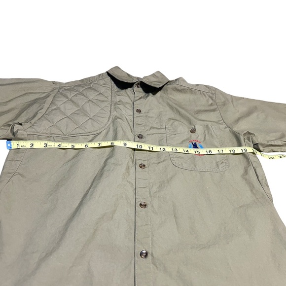 Columbia Sportswear Shooting Shirt Men’s Small Quilted Shoulder Hunting Fishing - Picture 5 of 13